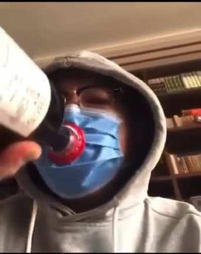 A solution to smoking/drinking while wearing a mask