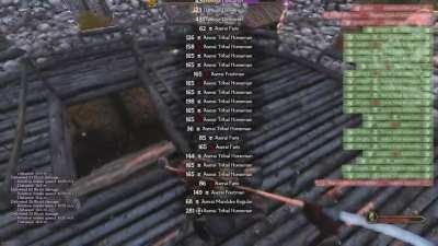 Cringe Aserai vs chad flaming boulder