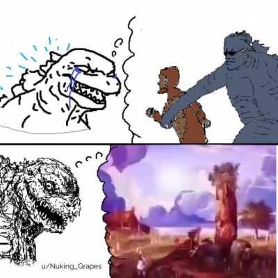 Legendary Godzilla vs Shin Godzilla (OC)