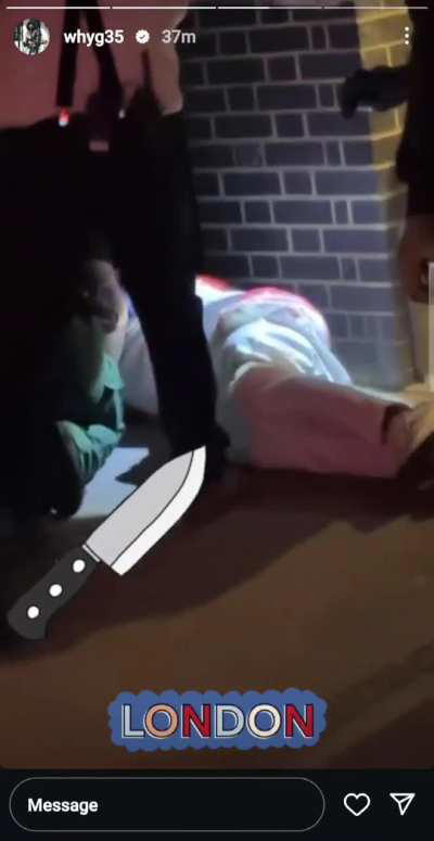 Wass Gang laying mans out in london 💀💀