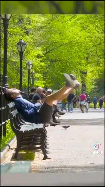 Farting maniac loose in the park