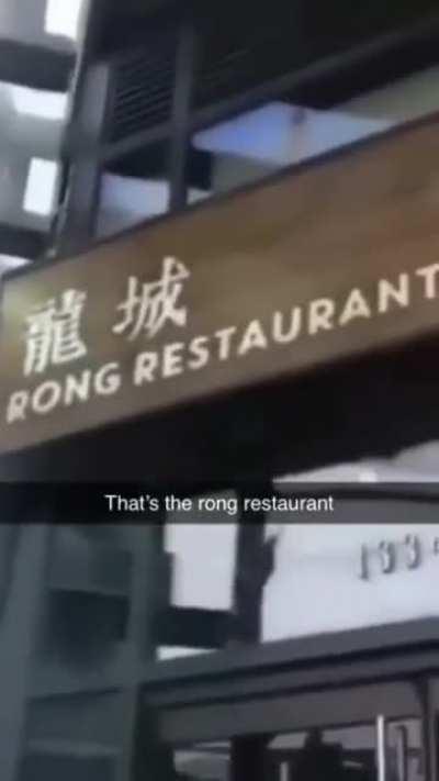 when it's the rong restaurant