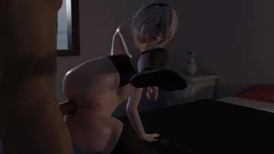 Yorha 2B Anal (Sound Update) (Darkholestuff) [Nier Automata]