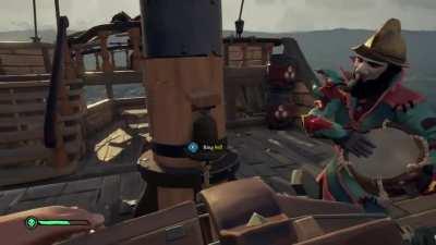 One way to end a party!