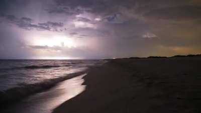 Light show @ Navarre Beach, FL
