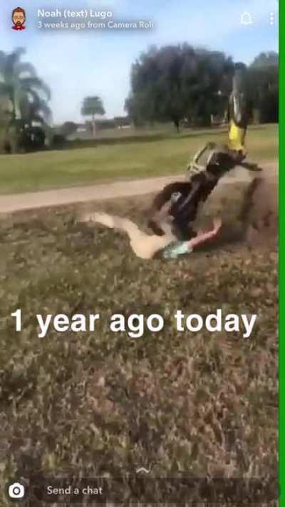 Just look how he's shaking at the end.