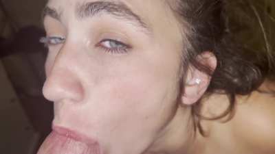 She’s sucking with love here…