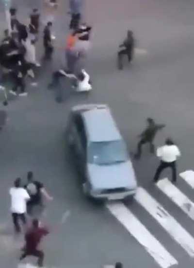 Police assault in progress