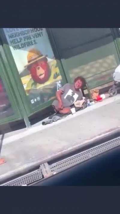 Don’t do meth, people. This was in LA