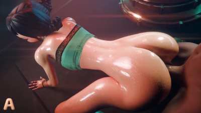 Fucking Zoey in doggystyle (Alopezia) [KPop Demon Hunters]