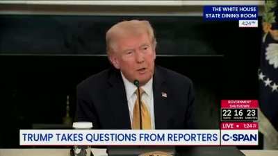 Trump responds to reporter asking him why he doesn't get approval from Congress for taking out narco-terrorists: 