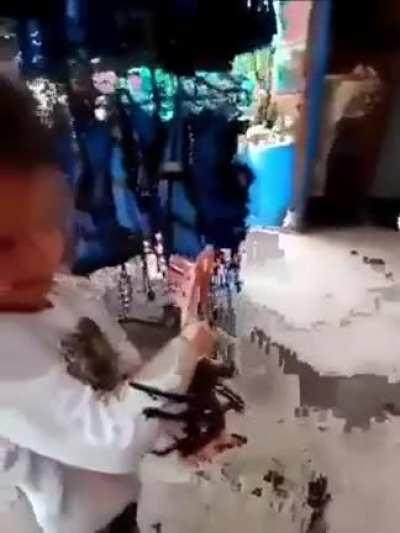 Look at the size of two Tarantulas aliens