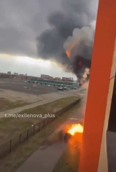 Gas Station Explosion in Grozny - Chechnya (October, 2024)