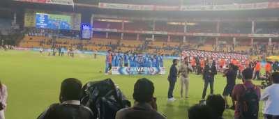 In my mind, this is India lifting WC. IDFC what you say /s