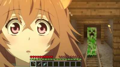 Raccoon Loli in Minecraft