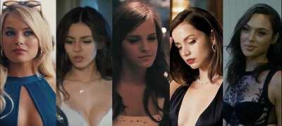 Margot Robbie vs Victoria Justice vs Emma Watson vs Ana De Armas vs Gal Gadot