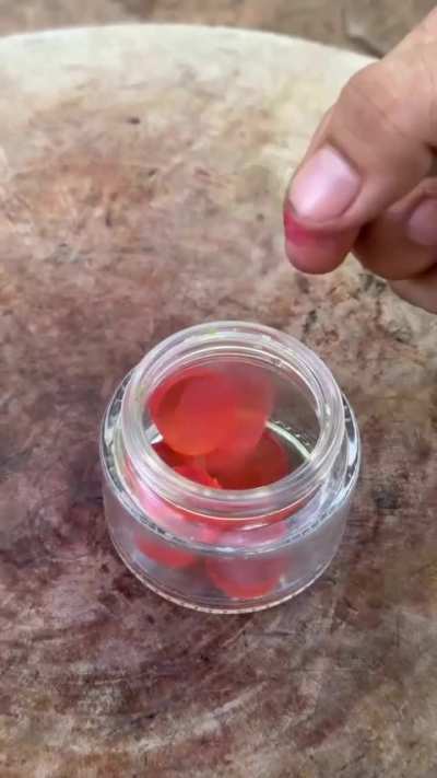 Next time you don't want to carry liquid soaps for camping.