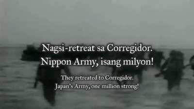 Filipino World War 2 sung in Tagalog and Japanese