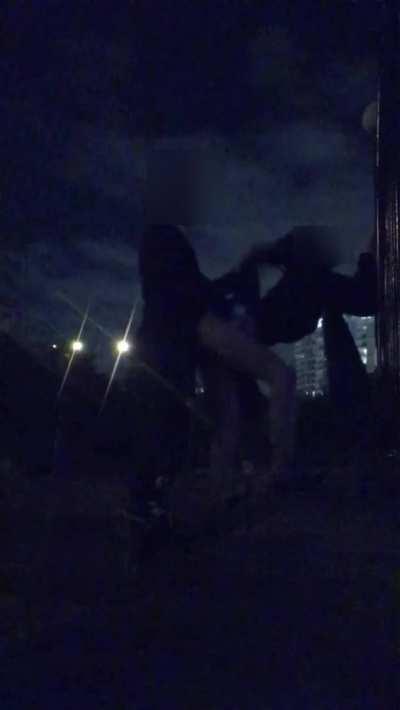 Started inside but had to finish outside because our guests arrived early!