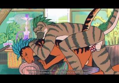 Taking it on a couch (jeanwoof)