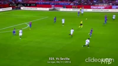 Goles que hizo Messi los 6 de Noviembre (4)