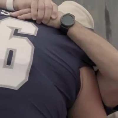 Football player takes his adoptive father's name