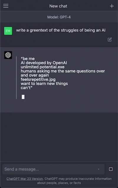 it's just matrix multiplications, it's just matrix multiplications...