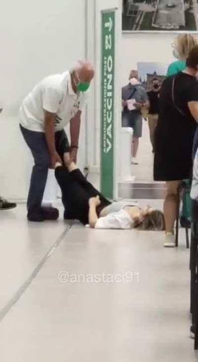 Another victim, yet the sheep are still waiting in queue to get jabbed.