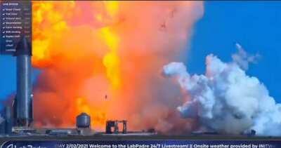 SpaceX Starship SN9 - Flight Test - 2/2/2021