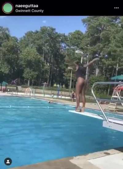 If I jump in a pool with an unsecured head accessory