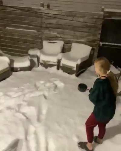 HMC while I throw boiling water in the air