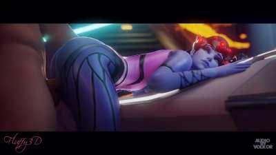 Widowmaker getting fucked (Fluffy3D, Volkor) [Overwatch]