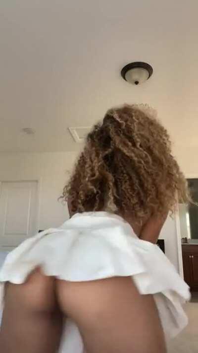 Do you like me in a mini skirt?