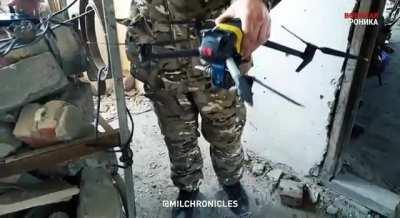 RU POV: UAV operators of the 5th brigade of the RF Armed Forces use reconnaissance and strike drones in a number of sectors of the Donetsk Front.