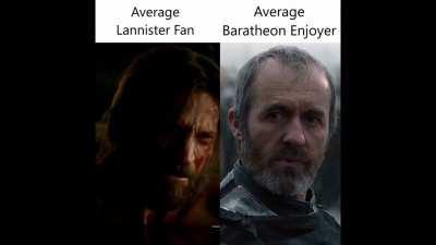 Average Lannister Fan/Average Baratheon Enjoyer