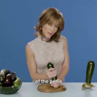 Gillian Anderson does a sex Ed video