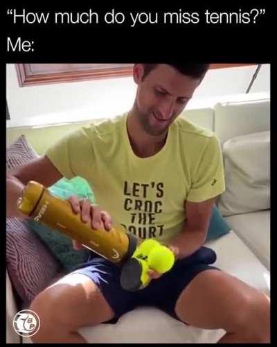 Only 17 sleeps until tennis is back but who's counting??