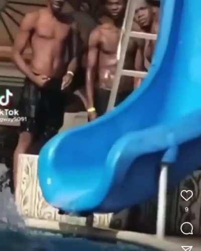HMC while I go down this waterslide