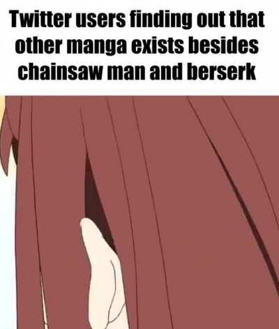 “chainsaw man is the goat of manga no capp” -has only read one manga