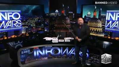 angry mall ninja destroys drone with a sword