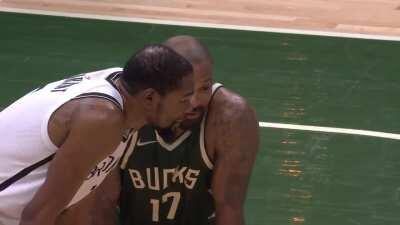 [Highlight] PJ Tucker, Mic'd up, talks about guarding KD to KD