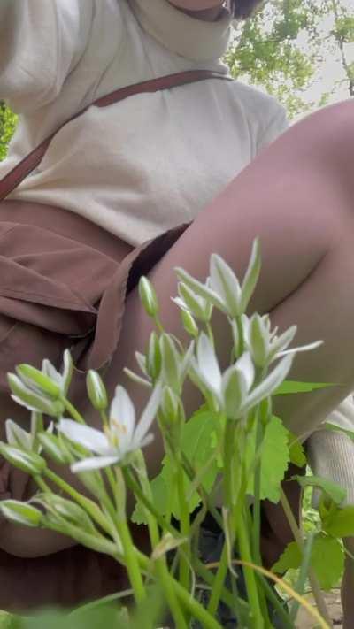 I found an edible butterfly at the park 🦋🤭