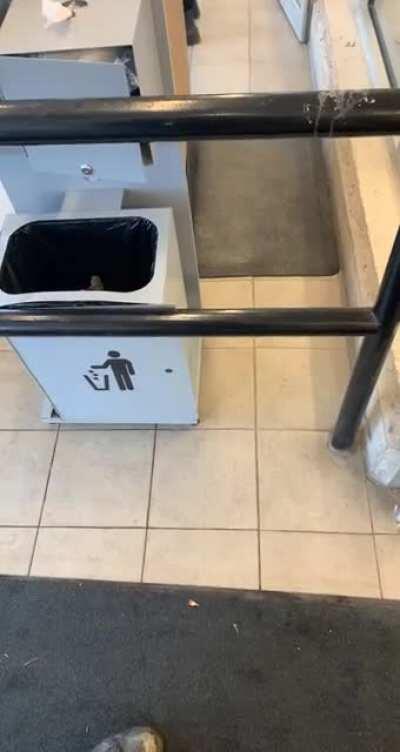 Went to the grocery store and witnessed this. I have no context unfortunately