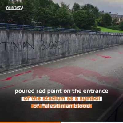 The Scots reject isreali occupation of Palestine and stand in solidarity with the Natives of the land 'Palestinians'