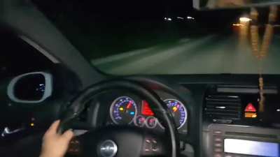 Using the handbrake to brake