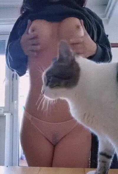 Tits drop and pussy