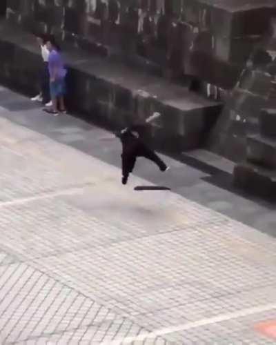 to skateboard during a strong wind