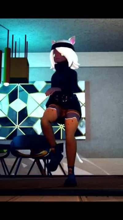 Posting a video of Whisk dancing to a random song until Murder Drones comes out - Day 18