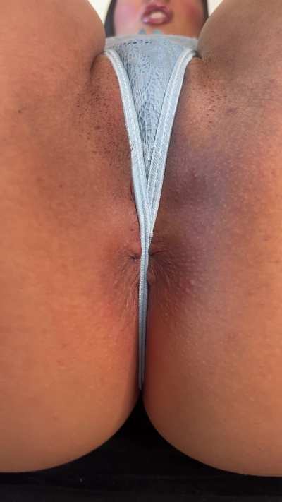 Just pull it to the side and lick my holes ;)