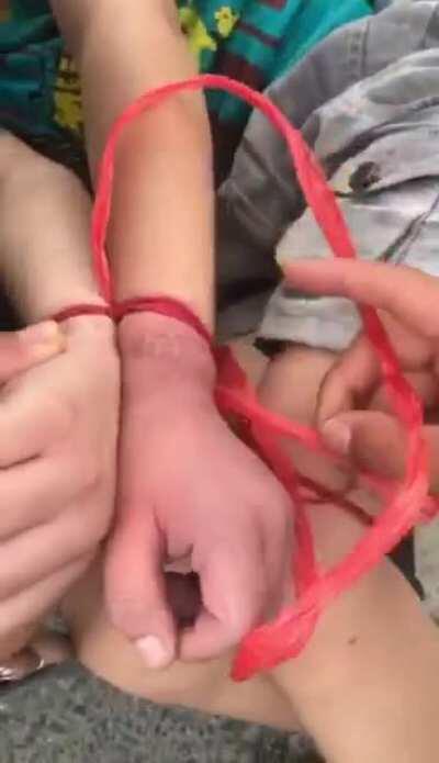 Child gets rescued by police from human trafficking